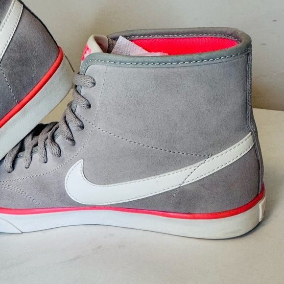 NIKE Retro Primo Court Mid Gray /Orange Suede - Picture 7 of 15